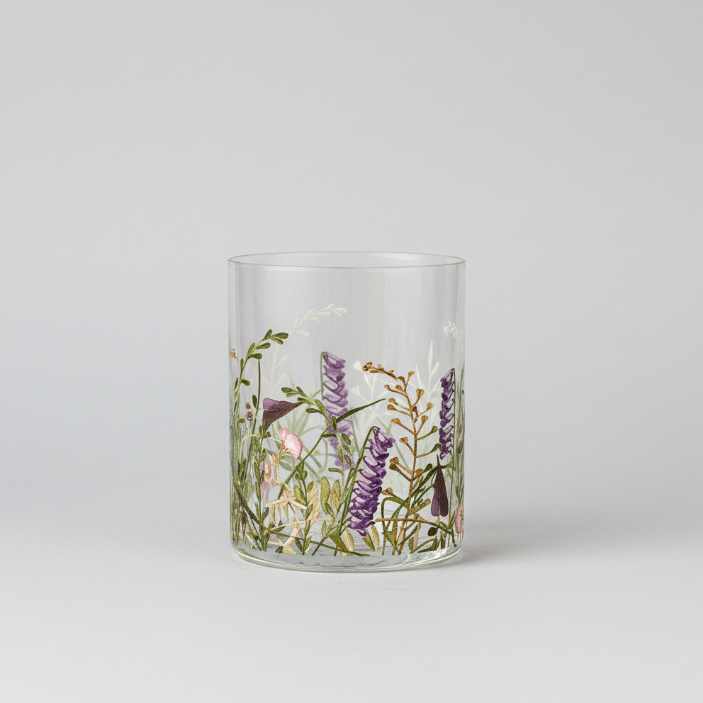 NEW Wildflower Old Fashioned Single Glass