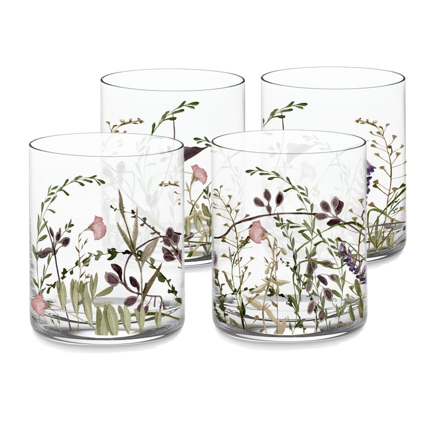 NEW Wildflower Old Fashioned Single Glass