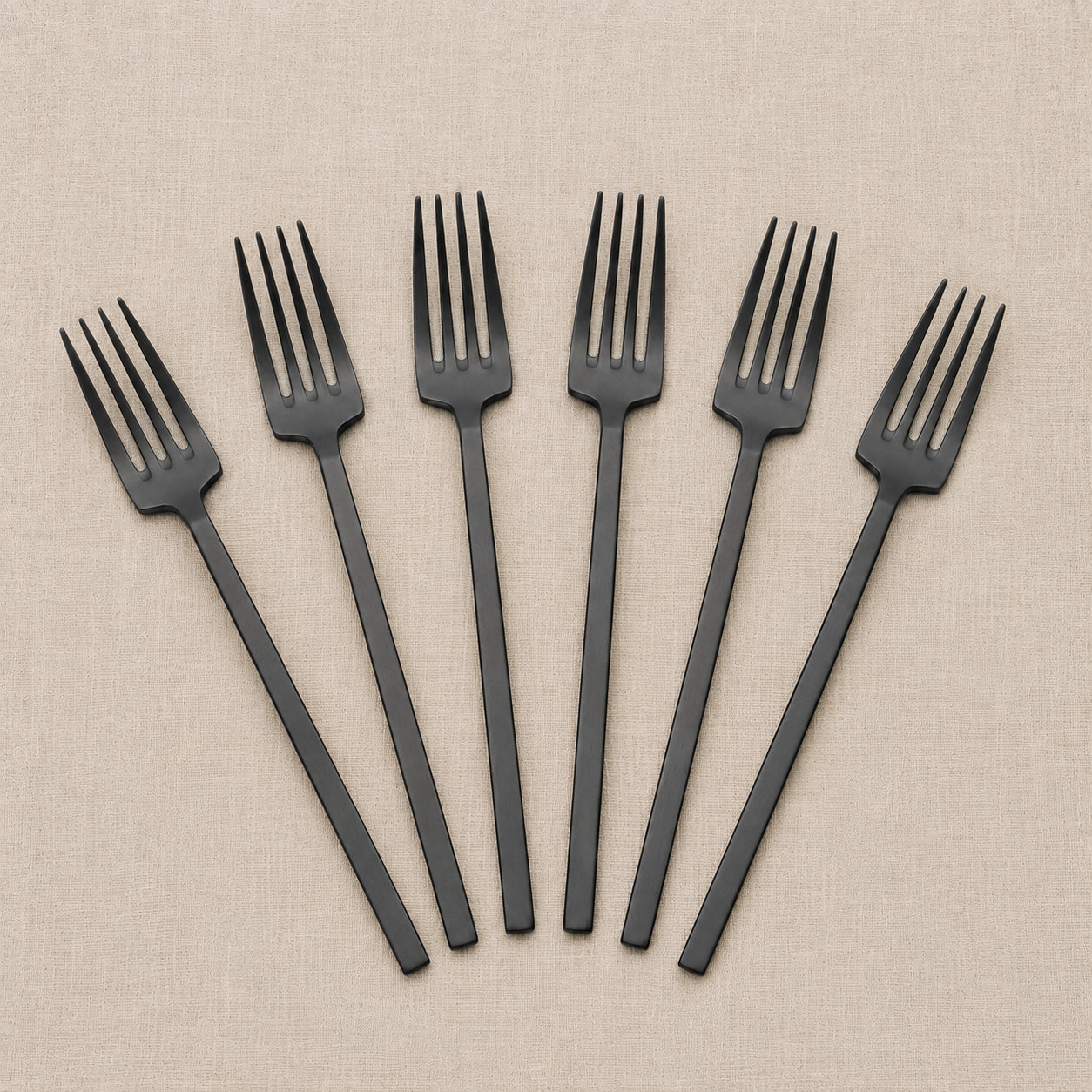 NEW Otto Dessert Fork Set of 6 Vintage Black - Pre order for October