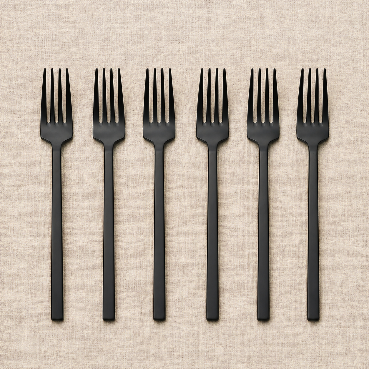 NEW Otto Dessert Fork Set of 6 Vintage Black - Pre order for October