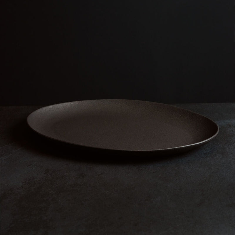 NEW Otto 41cm Oval Platter - black  - PRE-ORDER FOR NOV
