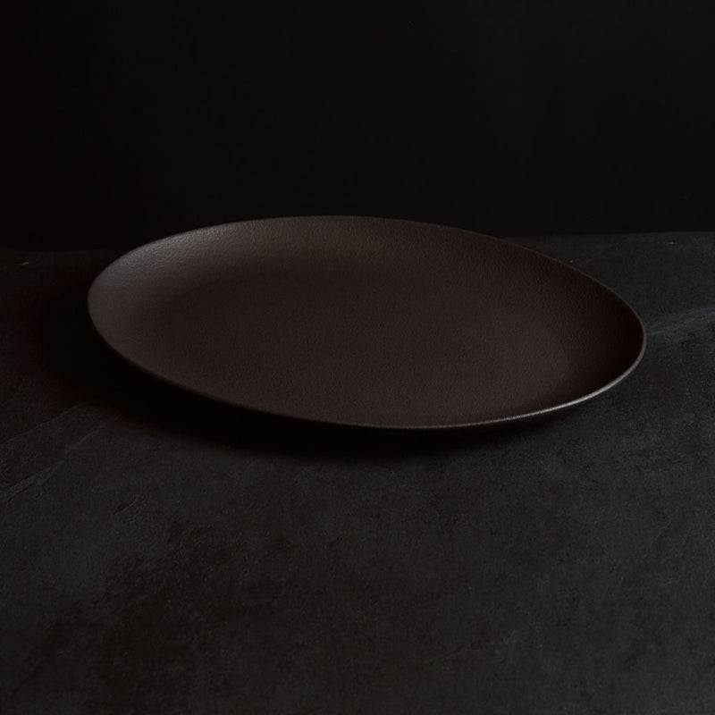 NEW Otto 26cm Dinner plate-black - PRE-ORDER FOR NOV