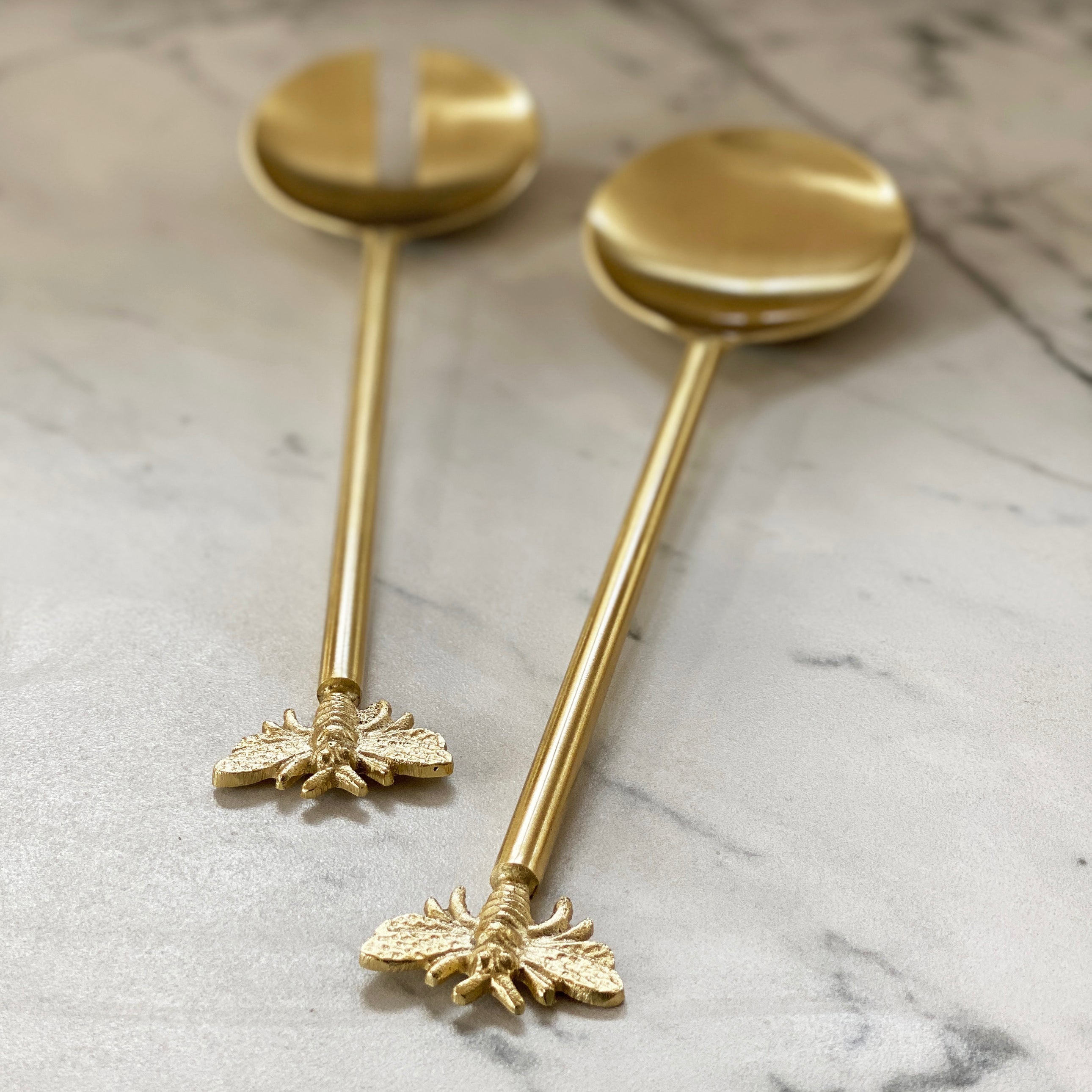 Bee Salad Server Set