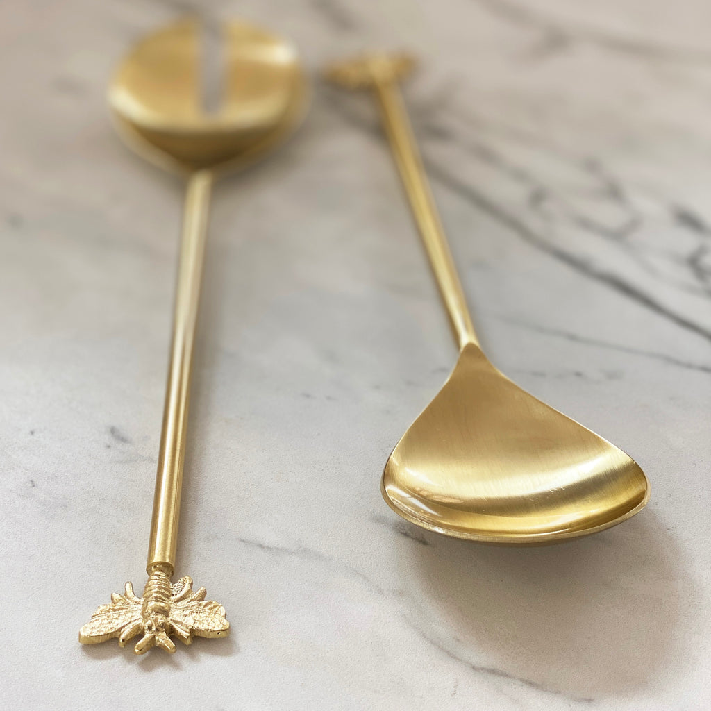 Bee Salad Server Set