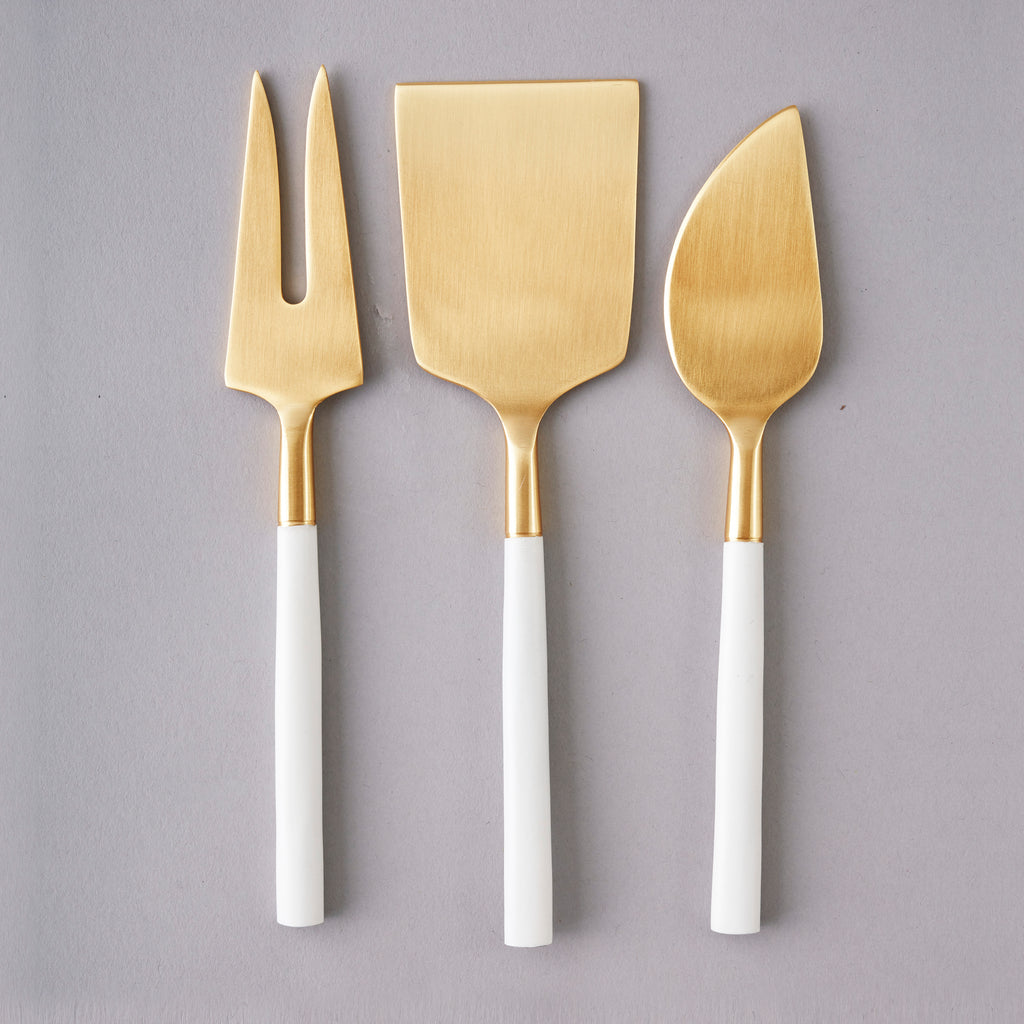 Nel Lusso Bianco Cheese Knife Set of 3