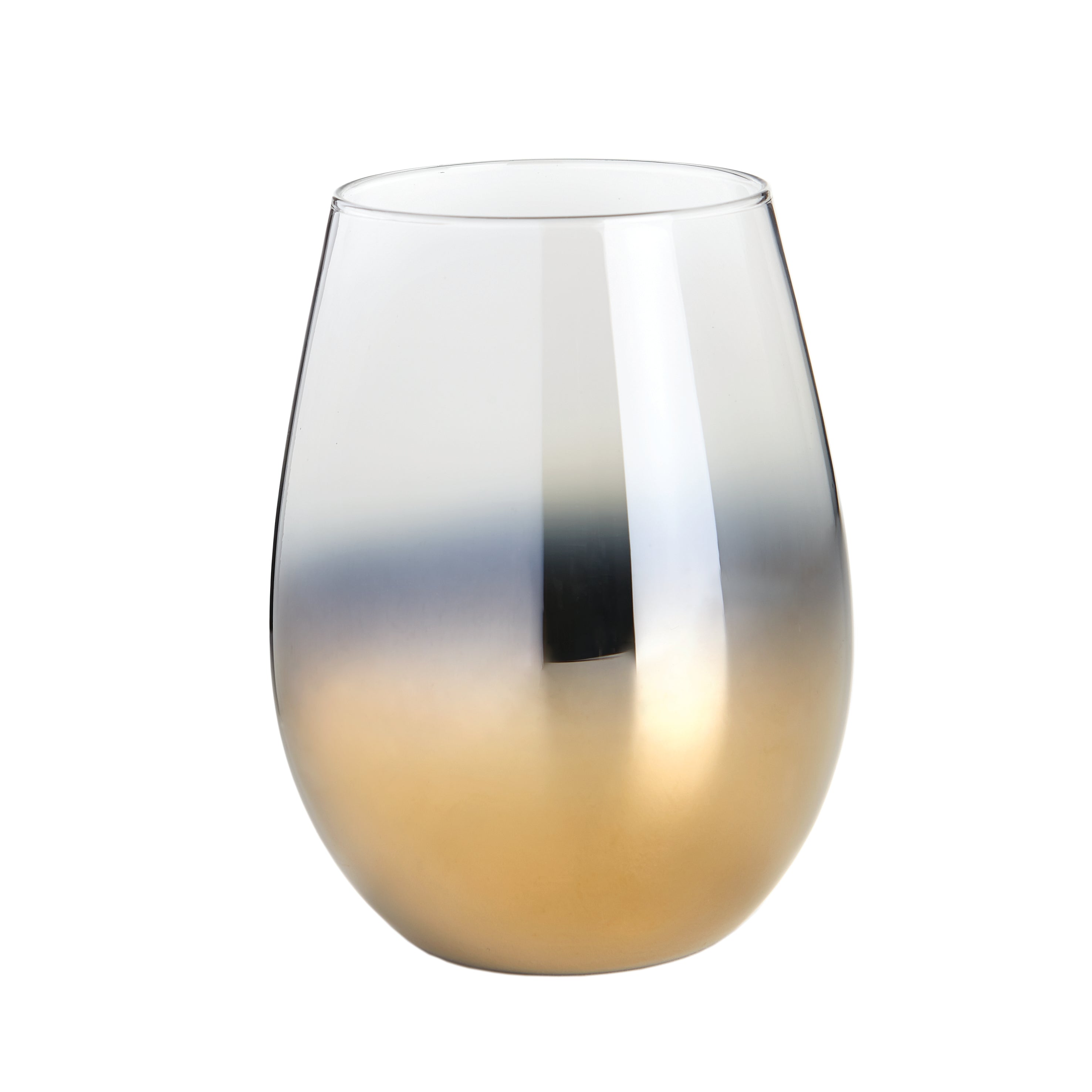 Cariso Gold stemless glasses set of 4 gift boxed